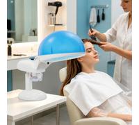 Vaporizzatore per capelli e viso 2 in 1, portatile, per aromaterapia, con cappuccio e ugello a vapore, per spa, salone e casa, per la cura della pelle e la pulizia dei capelli