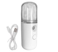 Vaporizzatore per vestiti, umidificatore a vapore per il viso, ricaricabile, vaporizzatore da viaggio per indumenti, umidificatore facciale tascabile senza fili, con serbatoio d'acqua da 30 ml, per