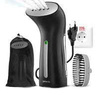Vaporizzatore per vestiti, vaporizzatore portatile da viaggio portatile, testa a vapore in metallo, riscaldamento 25s, sistema di pompaggio, mini formato, vapore portatile per qualsiasi tessuto, senza
