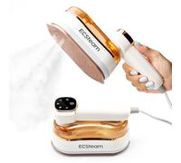 Vaporizzatore portatile e ferro da stiro 2 in 1 per vestiti, 1200 W, design portatile e utile con vapore penetrante e pannello di calore in ceramica, riscaldamento rapido, leggero, oggetti essenziali