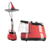 Vaporizzatore verticale for indumenti da 2000 W, riscaldamento rapido 45 secondi, serbatoio rimovibile da 1,8 litri, altezza regolabile, gruccia for abiti, ruote universali