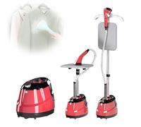 Vaporizzatore verticale professionale for indumenti, 2000 W, 11 modalità vapore, riscaldamento rapido 45 secondi, serbatoio rimovibile da 1,8 litri, altezza regolabile, gruccia, ruote