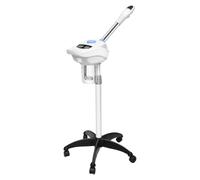 Vaporizzatore viso girevole a 360°, ozono, vaporizzatore a vapore, studio cosmetico, sauna facciale, vaporizzazione, spa con timer e modalità di spruzzo calda per spa, salone, studio cosmetico a casa