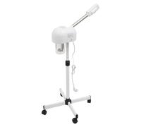 Vaporizzatore viso professionale con pannello di controllo LCD, sauna viso con ozono e hot spray, braccio girevole a 360°, pulizia dei pori per casa, salone e spa