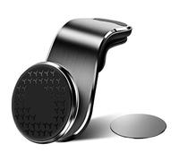 VAPORVERSE 1 Pezzo Supporto Cellulare Auto Magnetico per Dacia Sandero I 2008-2012, Calamita N38 Potente, Rotazione 360 Gradi Clip Bocchetta d'Aria,Black