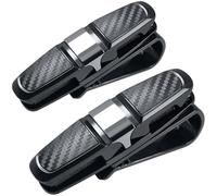VAPORVERSE 2 Pezzi Porta Occhiali Auto per Seat Ibiza 6F 2017-2022 2023, Portaocchiali Auto Parasole Scatola Clip Porta Occhiali da Sole Clip Stoccaggio