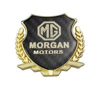 VAPORVERSE Adesivo con Logo per Auto per MG 3, Adesivi con Emblema Segno Badge Adesivo Accessori Auto,Gold