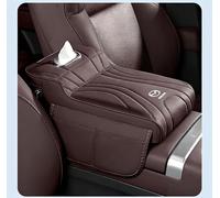 VAPORVERSE Copri Bracciolo Auto per Mazda Spiano (F21) 2002-2008 Hatchback, Copertura per Bracciolo Coperchio Protezione della Scatola Console Accessori Interno,Brown