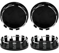 VAPORVERSE Coprimozzo per BMW X1 U11 / X1 F48 2016-2024 | 4 Pezzi Tappi Centro Ruota Auto Plastica ABS Nero Lucido Antipolvere con Anello di Fissaggio in Metallo