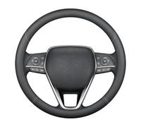 VAPORVERSE Coprivolante Auto Carbonio per Mini One/Cooper/Cooper S/John Cooper Works (JCW) Hatch 2001-2006, Copri Volante Antiscivolo Traspirante Design Sportivo Nero