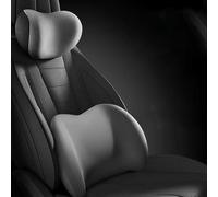 VAPORVERSE Supporto Lombare per Auto per Jeep Grand Cherokee WJ 1999-2005,Cuscino Lombare in Memory Foam per Alleviare Il Dolore nella Parte Bassa della Schiena,Grey