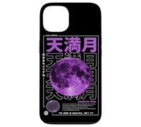 vaporwave anime moon estetico in streetwear retrò 80's 90's Custodia per iPhone 13