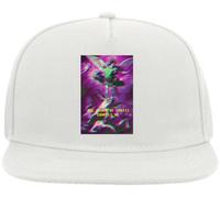 Vaporwave - Berretto con visiera piatta in misto cotone, motivo: angelo, The Power of Christ Compels Me, colore: Bianco