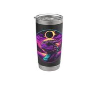 Vaporwave Dragon Occhiali da sole Solar Eclipse Bicchiere termico in acciaio inox doppia parete
