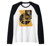 Vaporwave Estetica Retro 80s 90s Statua Giapponese Otaku Art Maglia con Maniche Raglan