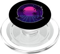 Vaporwave Palm Night PopSockets PopGrip per MagSafe