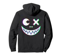 Vaporwave Psychedelic Face Halloween Techno EDM (sul Retro) Felpa con Cappuccio
