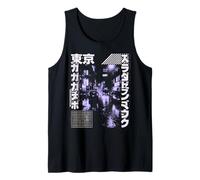 Vaporwave Synthwave Giapponese 80s 90s Tokyo Anime Manga Canotta