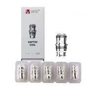 Vaptio PT1 Coil /SOLO2 Coil per Vaptio SOLO 2 Kit 0,25ohm 129A Bobina 5 PZ/confezione Sigaretta Elettronica No Liquid No Nicotina