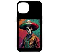 Vaquero messicano Rodeo Dia De Los Muertos Style Custodia per iPhone 13