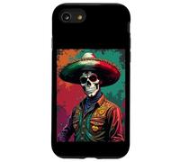 Vaquero messicano Rodeo Dia De Los Muertos Style Custodia per iPhone SE (2020) / 7/8