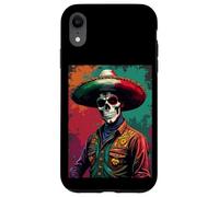 Vaquero messicano Rodeo Dia De Los Muertos Style Custodia per iPhone XR