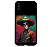 Vaquero messicano Rodeo Dia De Los Muertos Style Custodia per iPhone XS Max