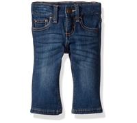 Vaqueros ajustados Wrangler para beb ni a, azul medio, 18 meses