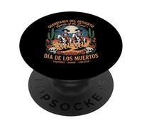 Vaqueros del Desierto - Onore & Libertà Dia de los Muertos PopSockets PopGrip Adesivo