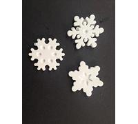 Vaquerprofumatori Ogettistica Gesso Fiocco di Neve 3 MOD. pz 24 CM.3,5