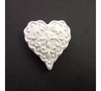 Vaquerprofumatori oggettistica profumata in Gesso Cuore(LD1065) Modello Sissi pz 24 CM3X3