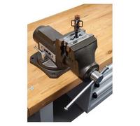Var Banco Da Lavoro Professional Bench Vise 100 Mm Black