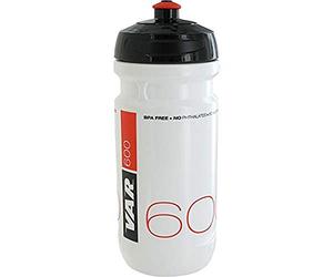 VAR Bidón 600ml Blanco - Negro/Rojo