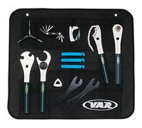VAR, Set di Attrezzi per Manutenzione Bicicletta, 10 pz. Premium