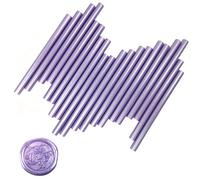 VARACL Hot Melt - Bastoncini sigillanti per bollo per lettere, ideali per inviti di nozze, buste di biglietti, postali di lumaca, cartoline, biglietti di auguri,idee regalo,7 x 100 mm,20 pezzi (viola)