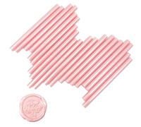 VARACL Hot Melt - Bastoncini sigillanti per bollo per lettere, ideali per inviti di nozze, buste di biglietti, postali di lumaca, cartoline, biglietti di auguri, idee regalo,7 x 100 mm,20 pezzi (rosa)