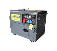 Varan Motors - 92621-ATS Generatore Diesel 5,5 kVA, 1x 400 V, 2x 230 V + avviamento automatico ATS