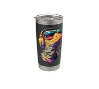 Varano Lucertola Reptile Drago di Komodo Drago a Bande Drago Bicchiere termico in acciaio inox doppia parete