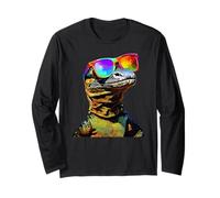 Varano Lucertola Reptile Drago di Komodo Drago a Bande Drago Maglia a Manica