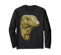 Varano Lucertola Reptile Drago di Komodo Drago a Bande Drago Maglia a Manica