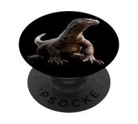 Varano Lucertola Reptile Drago di Komodo Drago a Bande Drago PopSockets PopGrip Adesivo