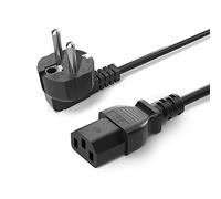 Varbmt - Cavo di alimentazione per monitor a 3 poli, 3 m, 10 A, 125 V, prodotto per HP, Acer, Dell, Samsung, Toshiba, LG, Sharp, Sony, AOC, BenQ, Asus, ViewSonic, Compaq PC cavo di alimentazione