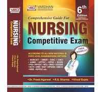 Vardhan's - Comprehensive Guide for Nursing Competitive Exam - With Free Booklet - 6th/Ed. - For 2024-25 Exams.