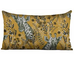 Vargottam Luxury- Coperchi Di Cuscino A Tema Giallo Stampato-20x12 Pollici