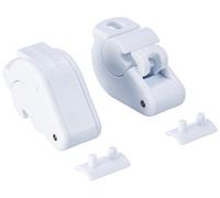 1 COPPIA BLOCCA CIMA PER PARABORDO PER BARCA CLIP IN NYLON Ø 8 mm