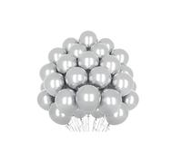 [VARI COLORI] 50 Palloncini Metallizzati 35 cm - Gonfiabili Compleanno Feste