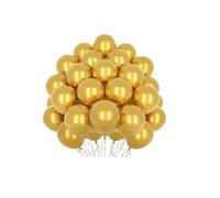 [VARI COLORI] 50 Palloncini Metallizzati 35 cm - Gonfiabili Compleanno Feste