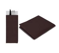 [VARI COLORI] KIT 100 TOVAGLIE 100x100 cm + 100 BUSTE PORTAPOSATE 11x25 cm TNT