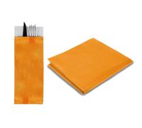 [VARI COLORI] KIT 100 TOVAGLIE 100x100 cm + 100 BUSTE PORTAPOSATE 11x25 cm TNT