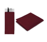 [VARI COLORI] KIT 100 TOVAGLIE 100x100 cm + 100 BUSTE PORTAPOSATE 11x25 cm TNT